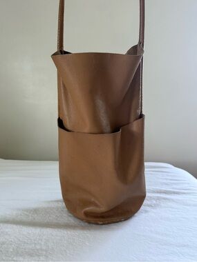 Are Studio Buoy Bag Brown/Camel Leather Hobo Shoulder Bag